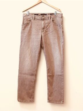 Alberto Stone Modern Fit Superfit Stretch Straight Khaki Jeans Men’s 36x30